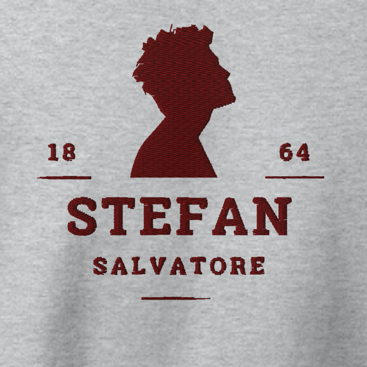 Stefan Salvatore 1864 Embroidery Sweatshirt | TVD