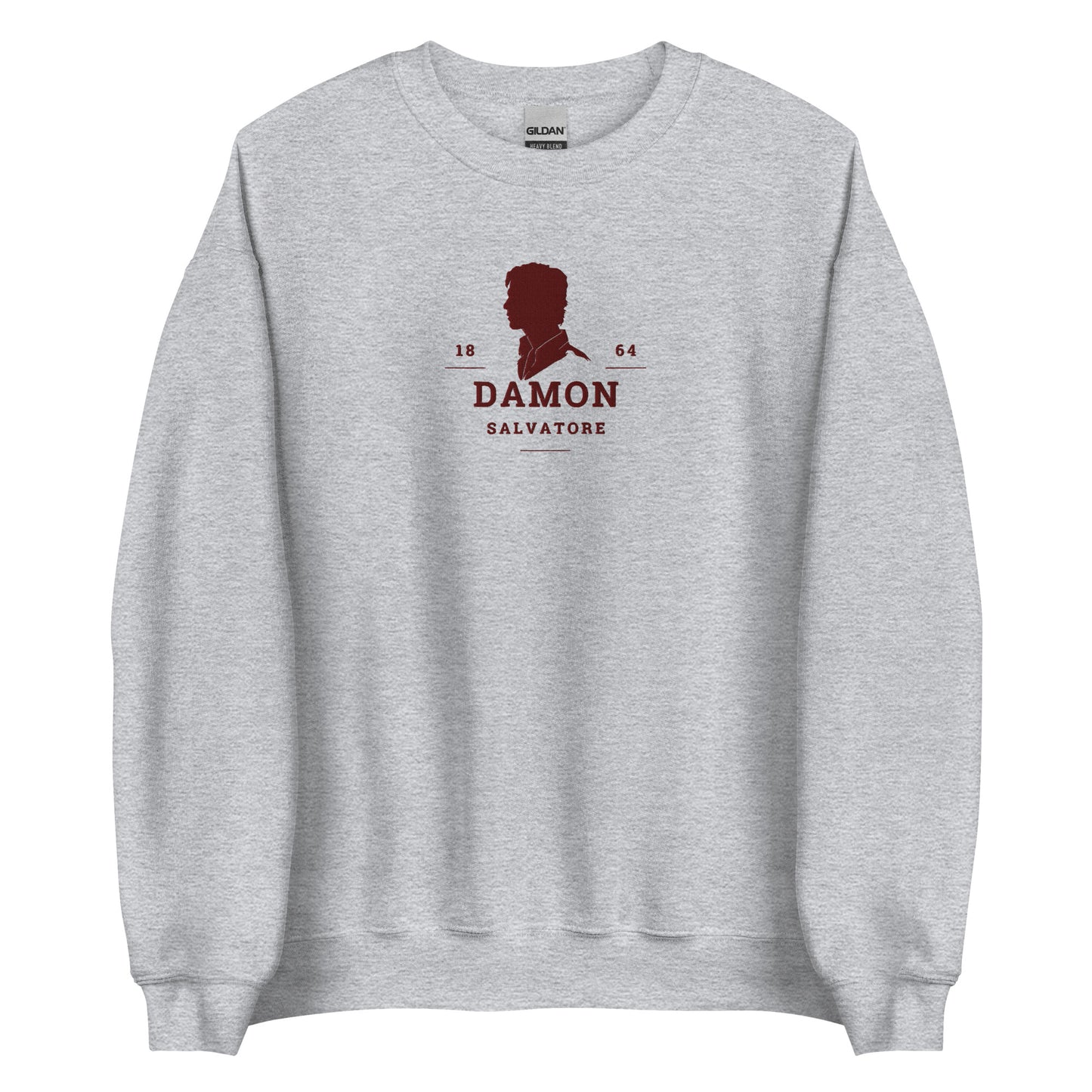 Damon Salvatore 1864 Embroidery Sweatshirt | TVD