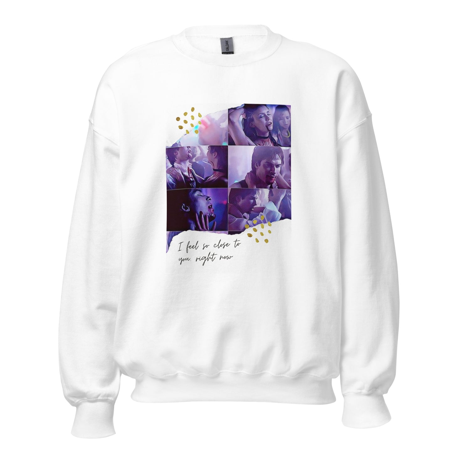 Delena (Damon + Elena) Dance Scene Printed Sweatshirt | TVD