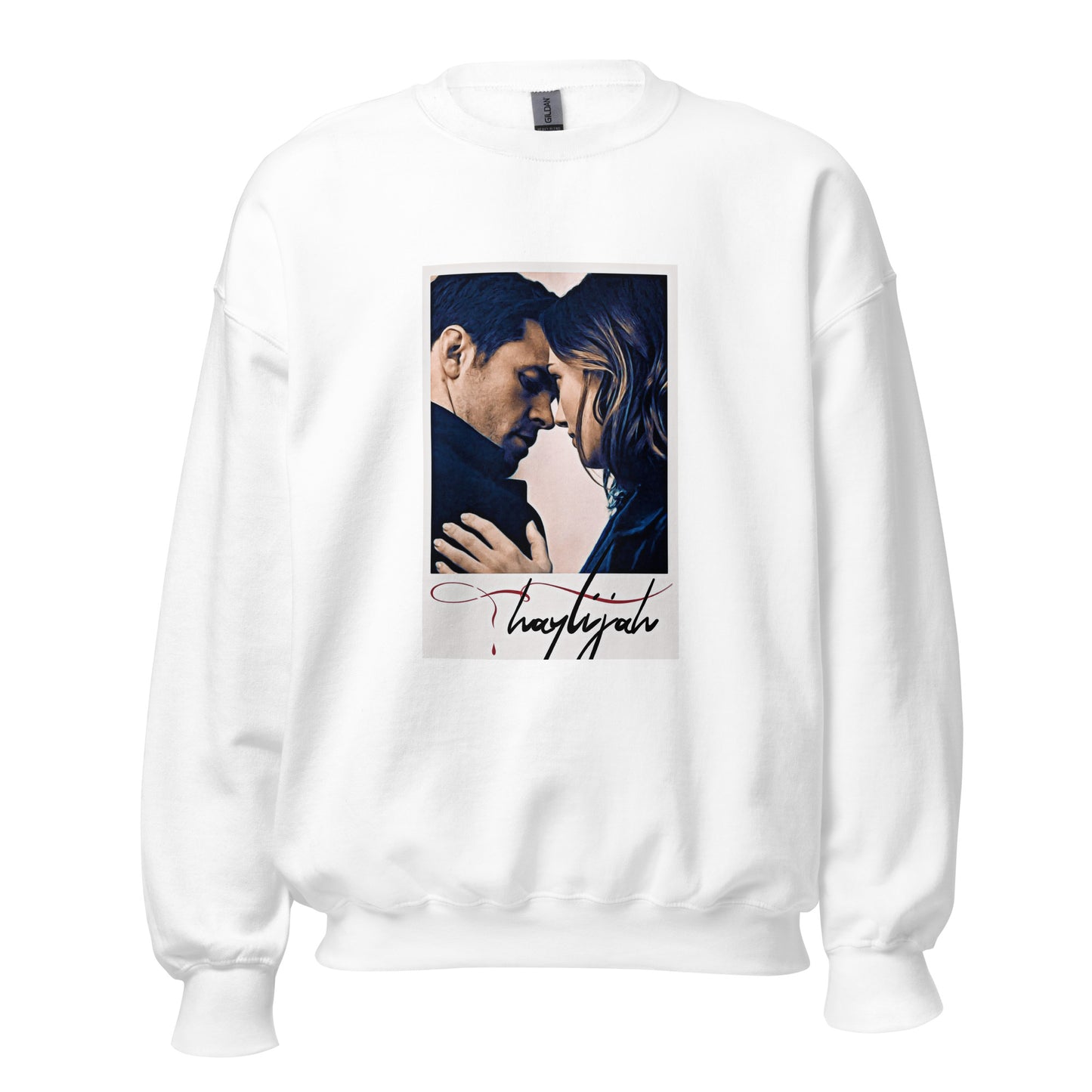 Haylijah (Hayley + Elijah) Polaroid Printed Sweatshirt | TVD