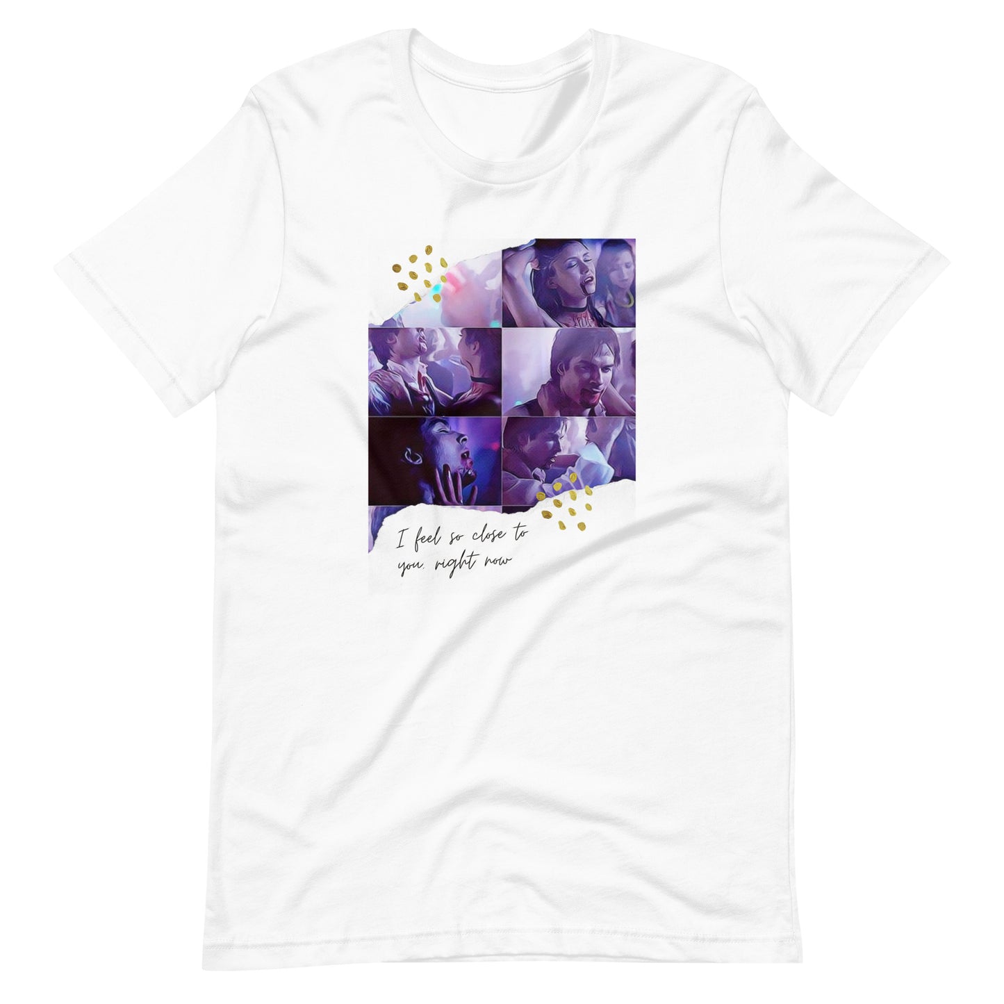Delena (Damon + Elena) Dance Scene Printed Unisex Tee